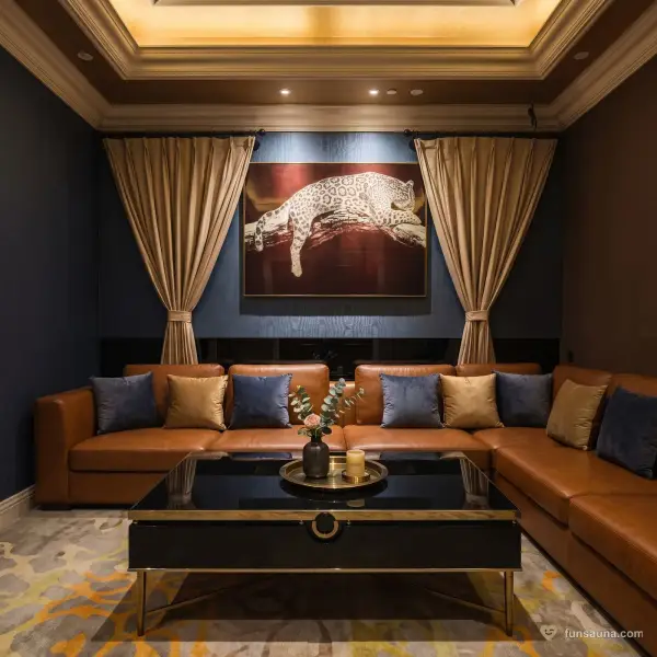Emerald sofa lounge suite at Clube Rio, Macau