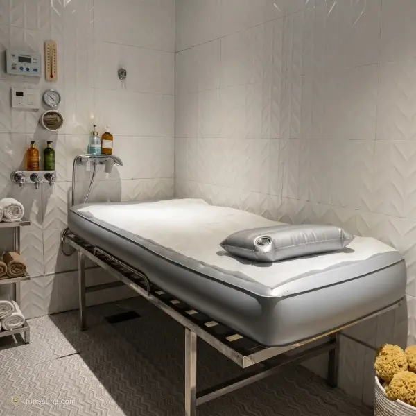 Silver water bed room at Familia Nobre, Macau