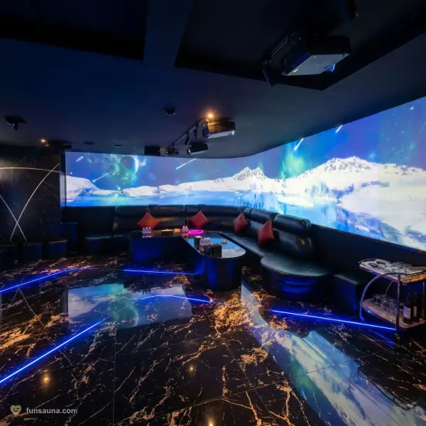 Ktv panoramic room at M CLUB, Macau