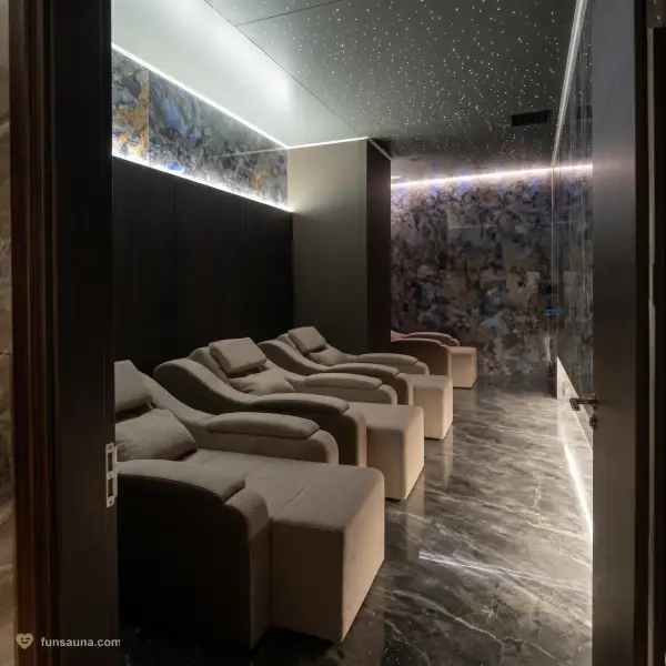 Starlight recliner lounge at Manhao Spa, Macau