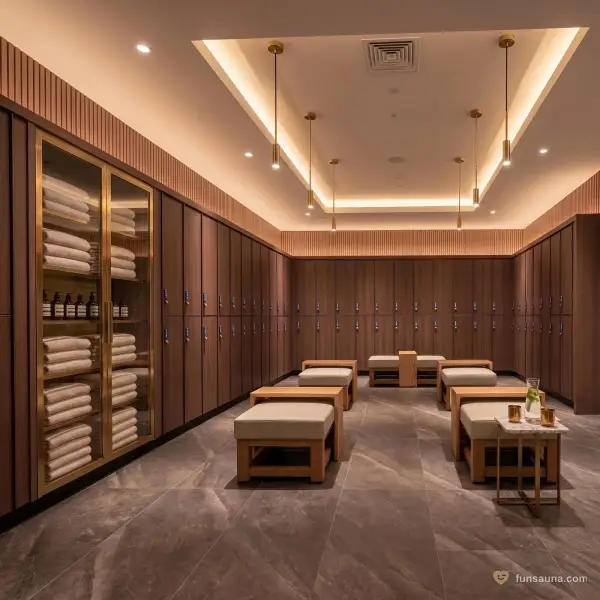 Premium towel locker at Number Nine Spa, Macau