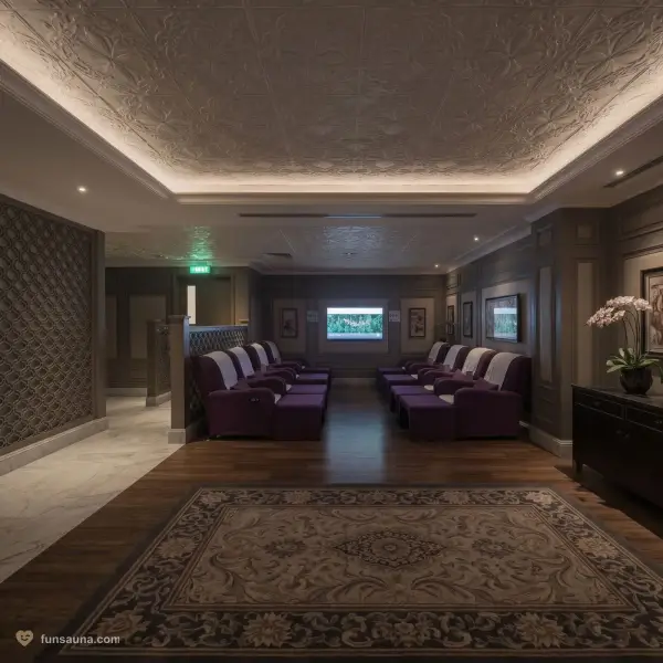 Premium recliner lounge at Victoria Sauna, Macau