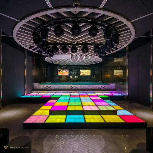 Show viewing area at Victoria Sauna, Macau